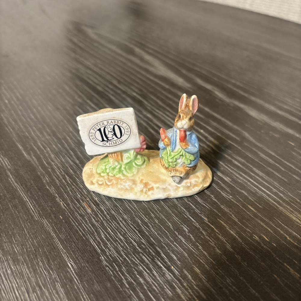 Beatrix Potter Collectable Thimble 100 Years Centenary Peter Rabbit